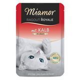 Miamor Ragout Royale mit Kalb МИАМОР РАГУ ТЕЛЯТИНА кусочки в желе беззерновой полнорационный влажный корм для котов, пауч 100г 74056 фото