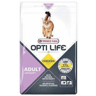 Opti Life Urinary ОПТІ ЛАЙФ УРІНАРІ беззерновий сухий суперпреміум корм для котів, схильних до сечокам&rsquo;яної хвороби 413173 фото