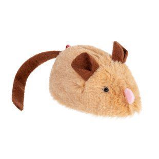 Іграшка для котів Інтерактивна мишка GiGwi Speedy Catch, штучне хутро, 9 см 75240 фото