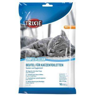 Пакети Trixie для котячого туалету XL 10 шт в упаковці 4051 фото