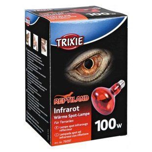 Інфрачервона лампа розжарювання Trixie 100 W, E27 (для обігріву) 76097 фото