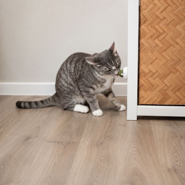 Іграшка Trixie для котів Куля з котячої м яти з тримачем 5 см 42242 фото
