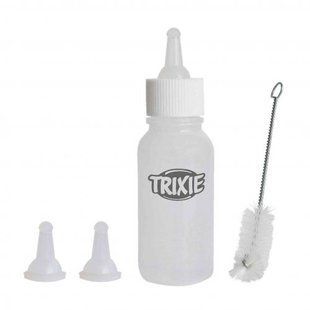 Набор Trixie Suckling Bottle Set для кормления щенков и котят со щеточкой и 3 силиконовыми сосками 57 мл 4193 фото
