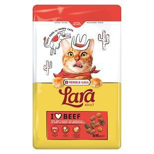 Lara Adult with Beef Flavour ЛАРА ГОВЯДИНА сухой премиум корм для котов 441153 фото
