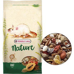 Versele-Laga Nature Rat ВЕРСЕЛЕ-ЛАГА НАТЮР РЕТ суперпреміум корм для щурів 614235 фото