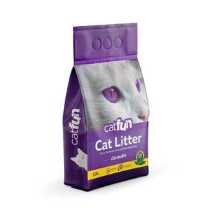 Наповнювач Catfun для котячих туалетів бентонітовий з ароматом лаванди 10 л 23.5KDK.00146 фото