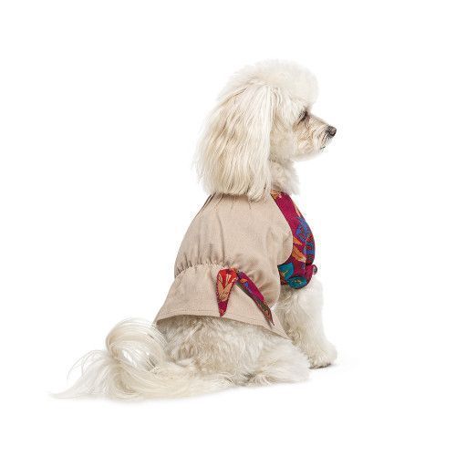Рубашка Pet Fashion Соломия для собак бежевая девочка Xs2 PR244037 фото