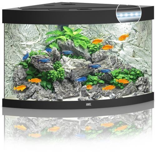 Аквариум Juwel угловой Trigon 190 LED черный, 99х60х70 см, 190 л 16350/16300 фото