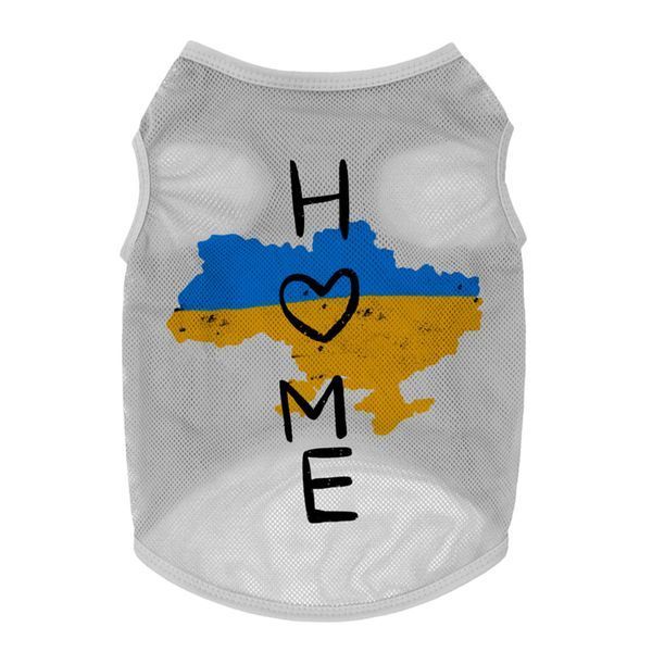 Майка для собак WAUDOG Clothes малюнок "Дім", сітка, XS, B 26-29 см, C 16-19 см сірий 300-0230-11 фото
