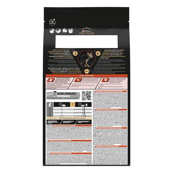 Сухой корм PRO PLAN Adult 1+ Vital Functions для взрослых кошек, с лососем, 1.5 кг 7613036508193 фото