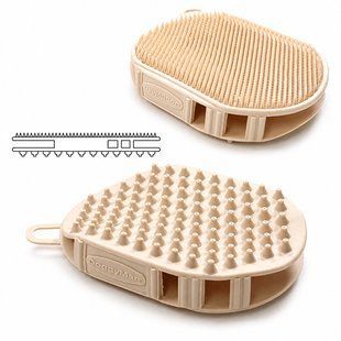 DoggyMan BS Double-Sided Grooming Glove ДОГГІМЕН ЩІТКА-РУКАВИЧКА силіконова двустороння для собак і котів 84929 фото