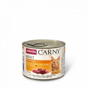 Корм вологий Carny Adult Beef Chicken для дорослих котів з яловичиною та куркою 200 г AM-83703 фото