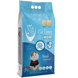 Бентонитовый наполнитель VanCat Fresh с ароматом чистоты для кошачьего туалета, 5 кг 70563 фото
