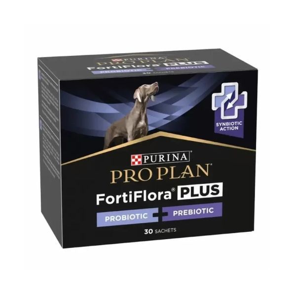 Пробиотик с пребиотиком PRO PLAN FortiFlora PLUS для взрослых собак и щенков для поддержания нормальной миклофлоры кишечника, 30x2 г 8445290504937 фото