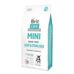 Корм сухий Brit Care Grain Free Mini Light Sterilised для дорослих собак дрібних порід з зайвою вагою або стерілізованих з к 170787/1081 фото