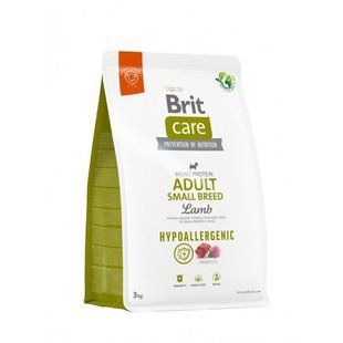 Корм сухой Brit Care Dog Hypoallergenic Adult Small Breed для взрослых собак малых пород от 1 до 10 кг гипоаллергенный из ягн 172650 фото