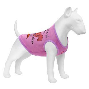 Майка для собак WAUDOG Clothes рисунок "Конотопские магические войска", сетка, XS, B 26-29 см, C 16-19 см розовый 300-0232-7 фото