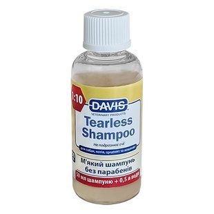 Davis Tearless Shampoo ДЭВИС БЕЗ СЛЕЗ шампунь для собак, котов, концентрат TSR50 фото