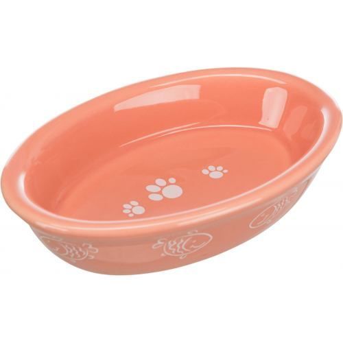 Миска Trixie для котів короткомордих порід овальна керамічна 15х10 см 200 мл 24495 фото
