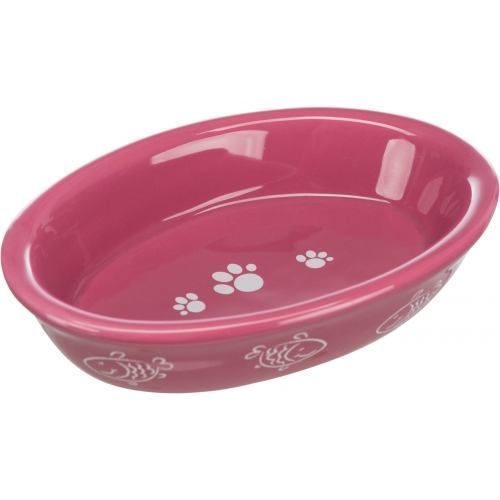 Миска Trixie для котів короткомордих порід овальна керамічна 15х10 см 200 мл 24495 фото
