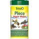 Корм Tetra Pleco Veggie Wafers для травоїдних донних рибок пластинки 110 г/ 250 мл 151239 /199118 фото 1