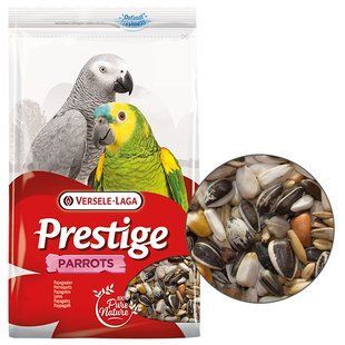 Versele-Laga Prestige Parrots ВЕРСЕЛЕ-ЛАГА ПРЕСТИЖ ВЕЛИКИЙ ПАПУГА зернова суміш, корм для великих папуг 217955 фото