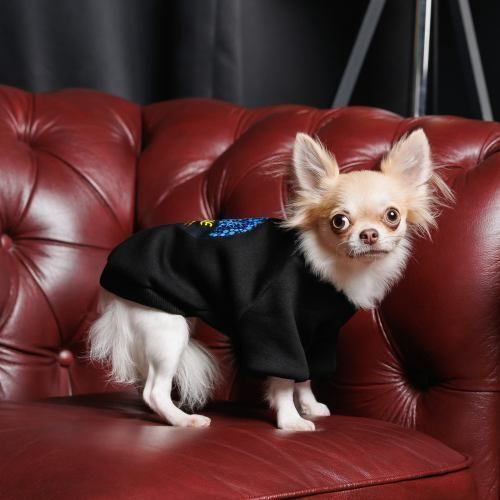 Толстовка Pet Fashion Ukraine для собак, размер M, черная PR243125 фото