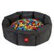 Лежанка для собак WAUDOG Relax, рисунок "Блоки", S, Ш 34 см, Д 45 см, В 17 см 313-4056 фото 1