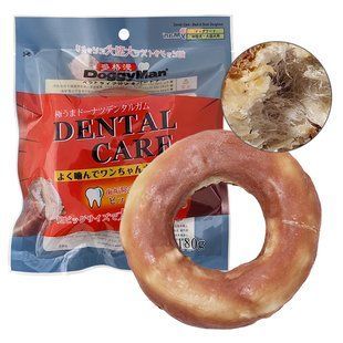 DoggyMan Dental Care Beef & Duck Doughnut ДОГГИМЭН КОЛЬЦО ДЛЯ ЧИСТКИ ЗУБОВ жевательное лакомство для собак Z0218 фото