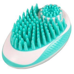 Flamingo Margo 2in1 Clean And Massage Brush ФЛАМИНГО МАРГО щетка для чистки и массажа собак 518088 фото