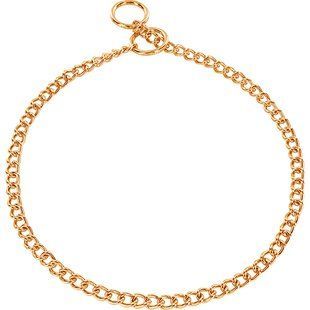 Sprenger Collar Round Link СПРЕНГЕР НАШИЙНИК для собак, кругла ланка 2мм, позолочена сталь 50803_080_08 фото