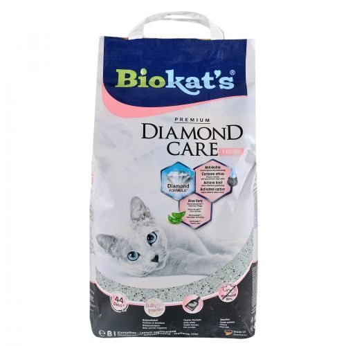 Наполнитель Biokat&rsquo;s для кошачьего туалета Diamond Fresh бентонитовый 8 л G-613260 фото