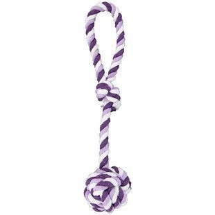 Flamingo Cotton Rope Knot ФЛАМИНГО КАНАТ С УЗЛОМ игрушка для собак 514555 фото
