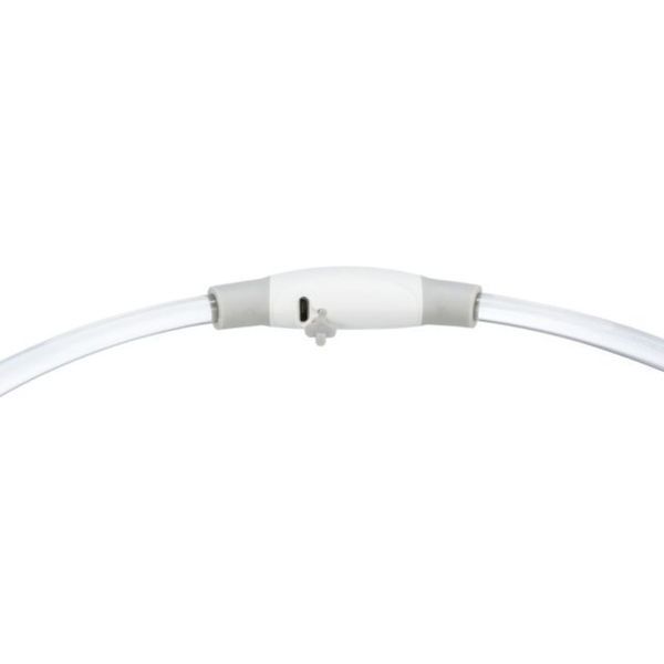 Ошейник светящийся с USB разноцветный L-XL 65cм/8мм 12667 фото