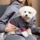 Толстовка Pet Fashion BIM для собак серо-розовая М PR243031 фото 4