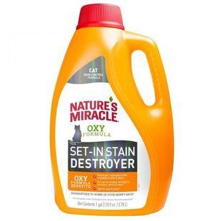 Засіб Nature&rsquo;s Miracle Сat Orange Oxy Pour для усунення плям і запахів від котів 3,7 л 680399 USA фото