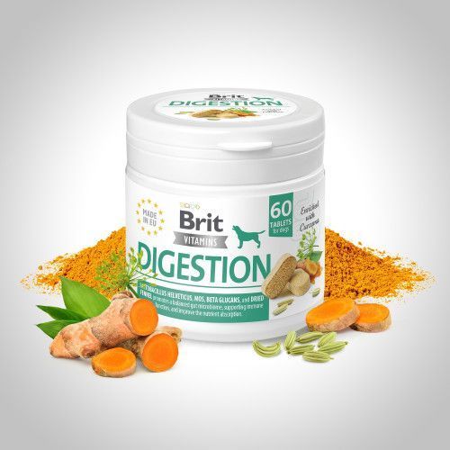 Витамины Brit Vitamins Digestion для пищеварительных трав 60 таблеток 112290 фото