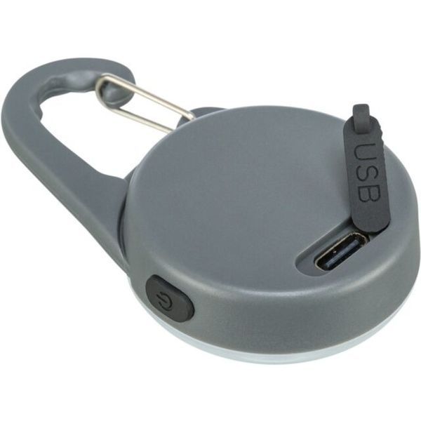 Брелок-фонарик Trixie для ошейника USB графит d:4*6,5см 13454 фото