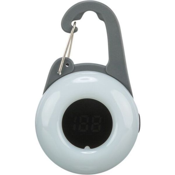 Брелок-фонарик Trixie для ошейника USB графит d:4*6,5см 13454 фото