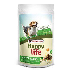 Happy Life Adult Dinner with Chicken ХЕППИ ЛАЙФ УЖИН КУРИЦА С ОВОЩАМИ сухой премиум корм для собак всех пород 977016 фото