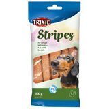 Ласощі Trixie Snack Stripes with Poultry для собак полоски з м&rsquo;ясом домашніх птахів 10 шт 100 г 3156 фото