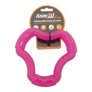 Игрушка AnimAll Fun кольцо 6 сторон для собак, фиолетовый, 15 см 111358 фото