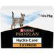 Влажный дополнительный корм PRO PLAN Hydra Care для взрослых кошек для увеличения потребления жидкости, с курицей, 10х75 г 8445291515345 фото 1