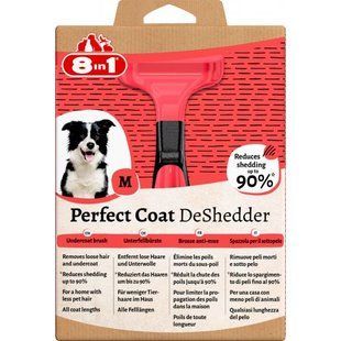 Дешеддер 8in1 Perfect Coat для вычесывания собак размер М 6,5 см 661616/151791/661508 фото