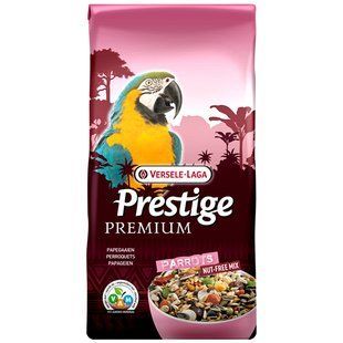 Versele-Laga Prestige Premium Parrots ВЕРСЕЛЕ-ЛАГА ПРЕСТИЖ ПРЕМІУМ ВЕЛИКИЙ ПАПУГА повнораціонний корм для великих папуг 219157 фото