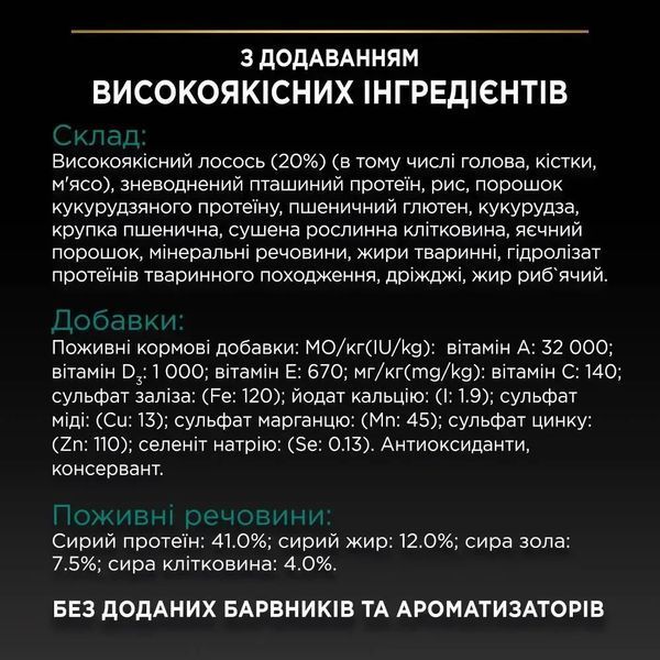 Сухий корм PRO PLAN Sterilised Adult 1+ Renal Plus для дорослих стерилізованих котів, з лососем, 14 кг 7613287887597 фото