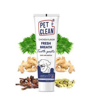 Зубна паста Pet Clean PET TOOTHPASTE для підтримки здоров я та гігієни зубів домашніх тварин з ароматом курки 100г PC001 фото