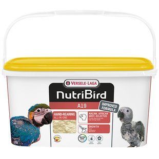 Versele-Laga NutriBird A19 ВЕРСЕЛЕ-ЛАГА НУТРИБЕРД A19 молоко для птенцов крупных попугаев 221723 фото