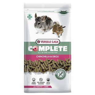 Versele-Laga Complete Chinchilla & Degu ВЕРСЕЛЕ-ЛАГА КОМПЛИТ ШИНШИЛЛА ДЕГУ корм для шиншилл и дегу 613139 фото
