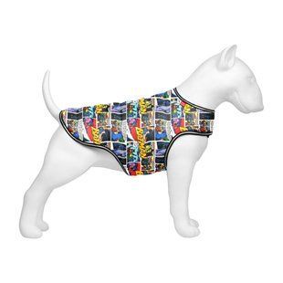 Курточка-накидка для собак WAUDOG Clothes, малюнок "Бетмен комікс", XXS, А 23 см, B 29-36 см, С 14-20 см 501-4005 фото